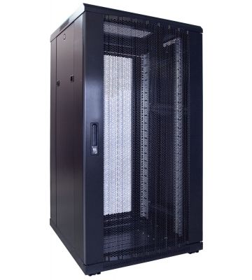 22U serverkast met geperforeerde voordeur 600x600x1200mm