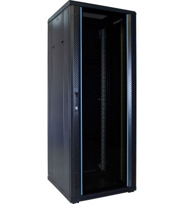 32U serverkast met glazen voordeur 600x600x1600mm