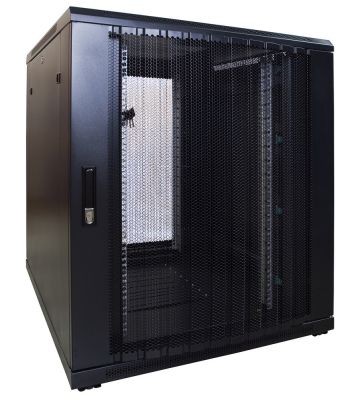 18U serverkast met geperforeerde voordeur 800x1000x1000mm