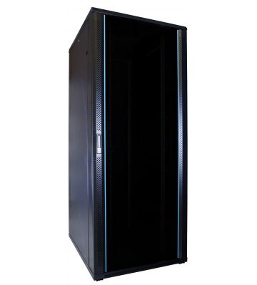 47U serverkast met glazen deur afmetingen: 600x1000x2200mm (BxDxH)