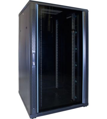 27U serverkast met glazen voordeur 800x800x1400mm