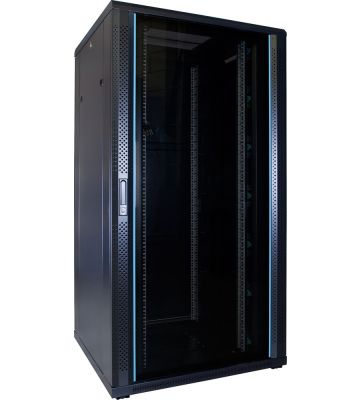 32U serverkast met glazen voordeur 800x800x1600mm