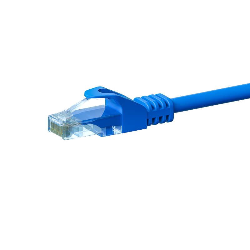 UTP CAT5e patchkabel 0,50m blauw - 100% koper