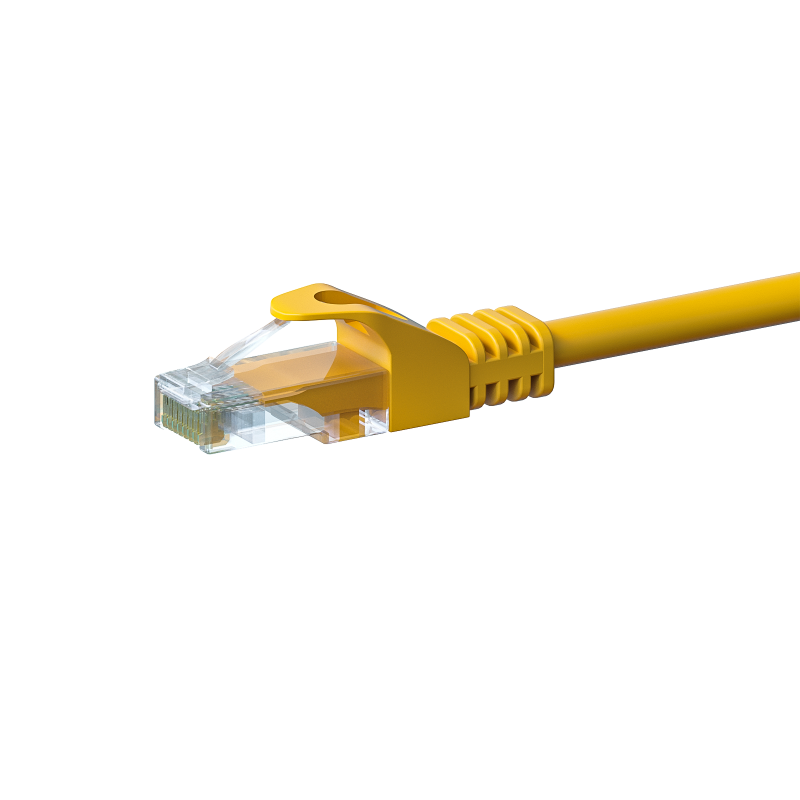 UTP CAT5e patchkabel 30m geel - 100% koper