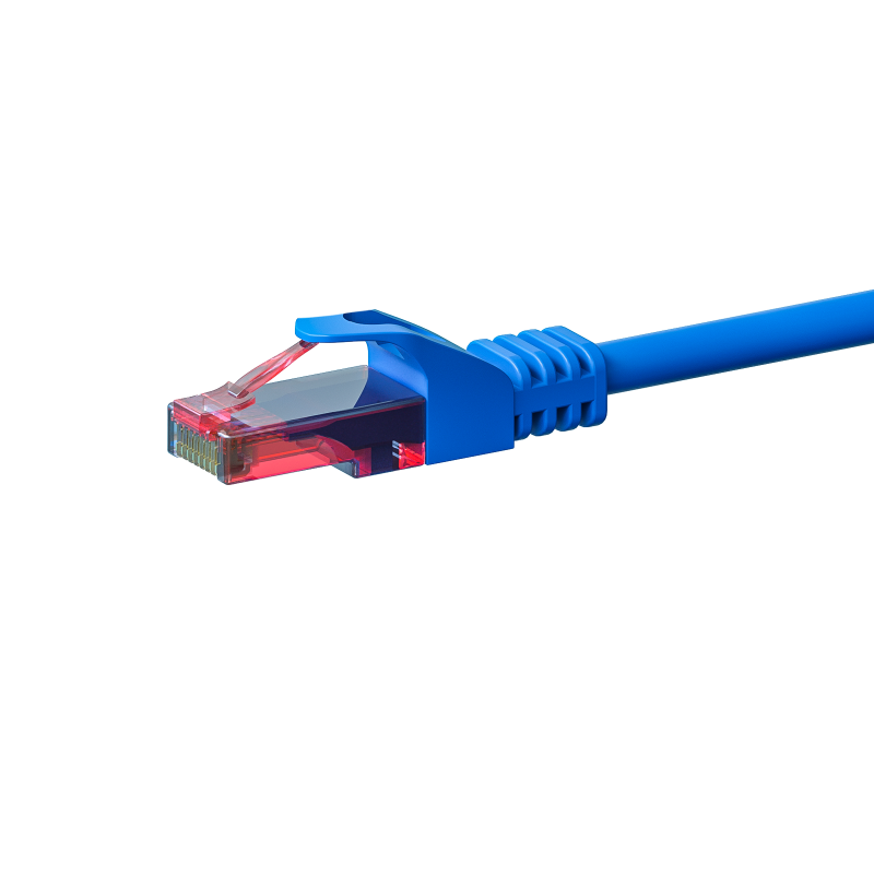 UTP CAT6 patchkabel 0,50m blauw - 100% koper