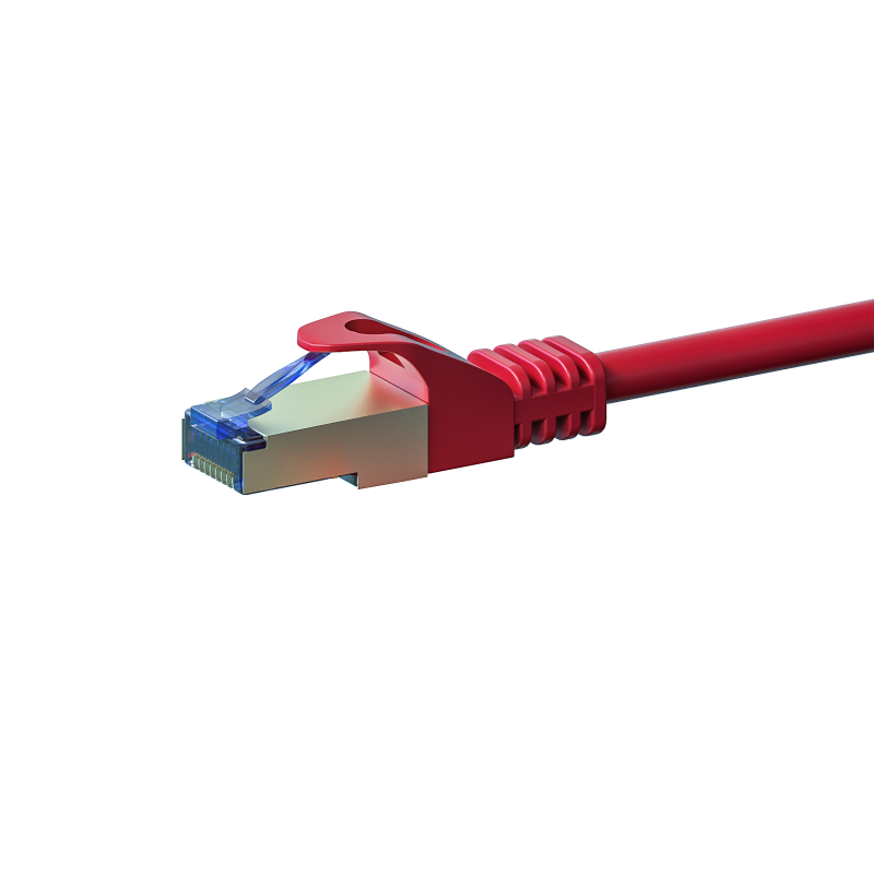 CAT6a S/FTP (PIMF) patchkabel 50m rood