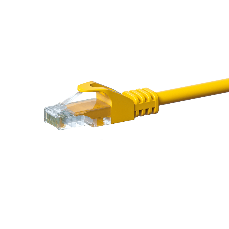 CAT5e UTP patchkabel 1,50m geel - CCA