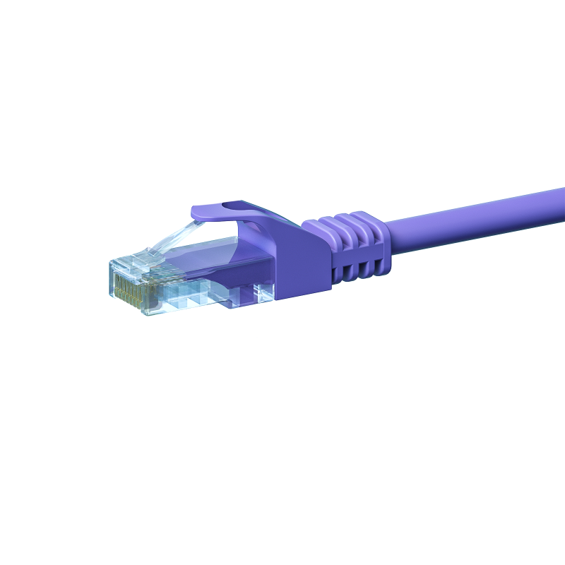 CAT5e UTP patchkabel 3m paars - CCA