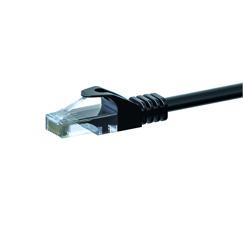 CAT6 UTP patchkabel 1,50m zwart  - CCA