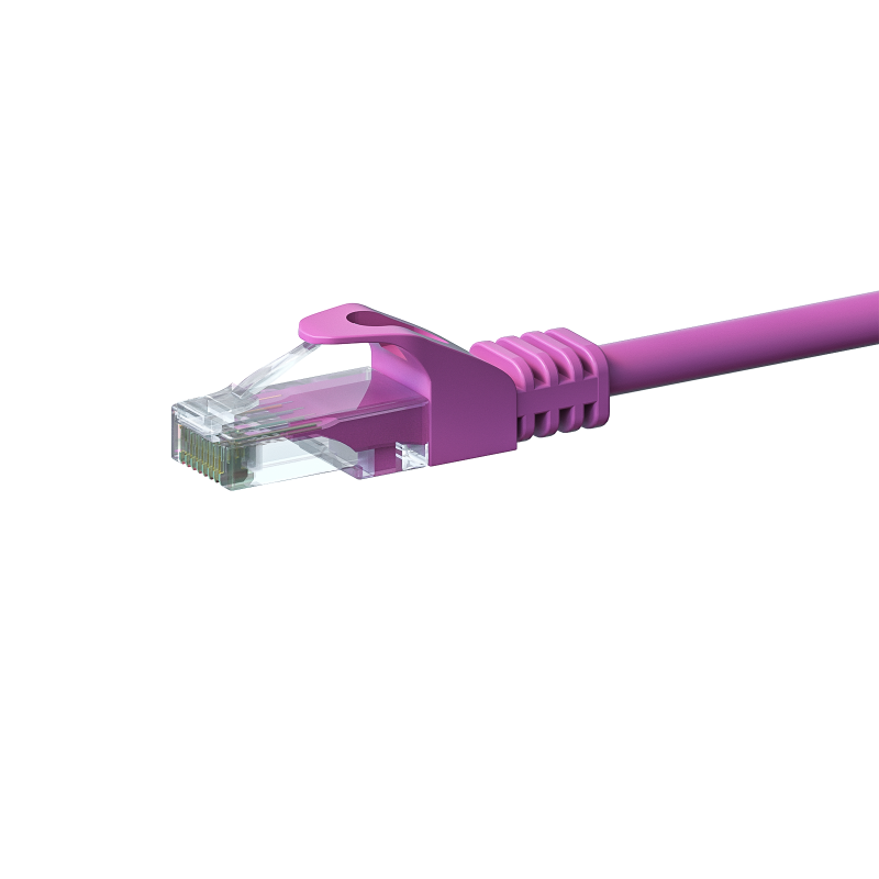 CAT6 UTP patchkabel 0,50m roze - CCA