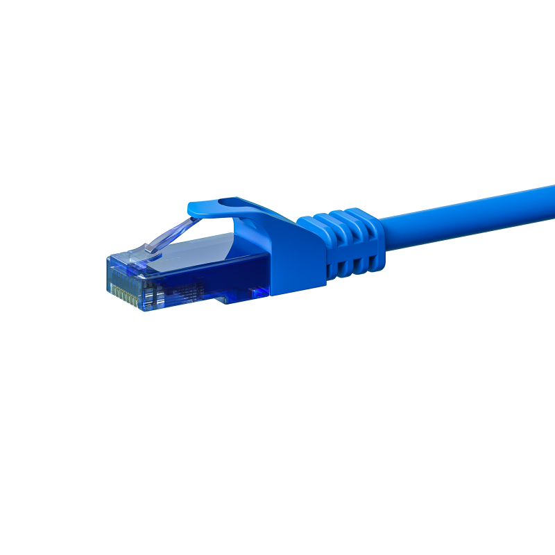 UTP CAT6a patchkabel 50m blauw - 100% koper