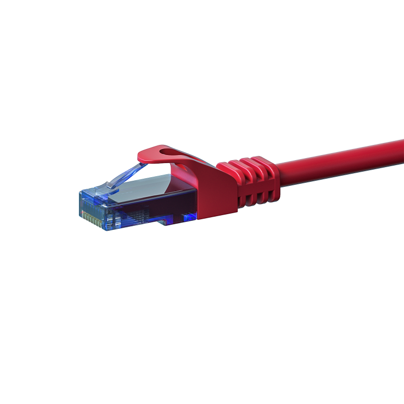 UTP CAT6a patchkabel 50m rood - 100% koper