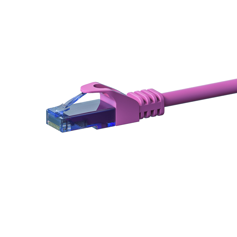 UTP CAT6a patchkabel 30m roze - 100% koper