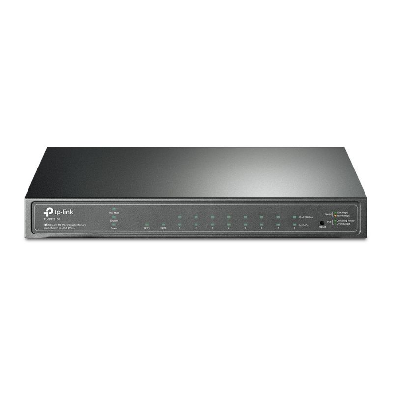 TP-Link 10-Poorts JetStream 2210P managed smart PoE switch